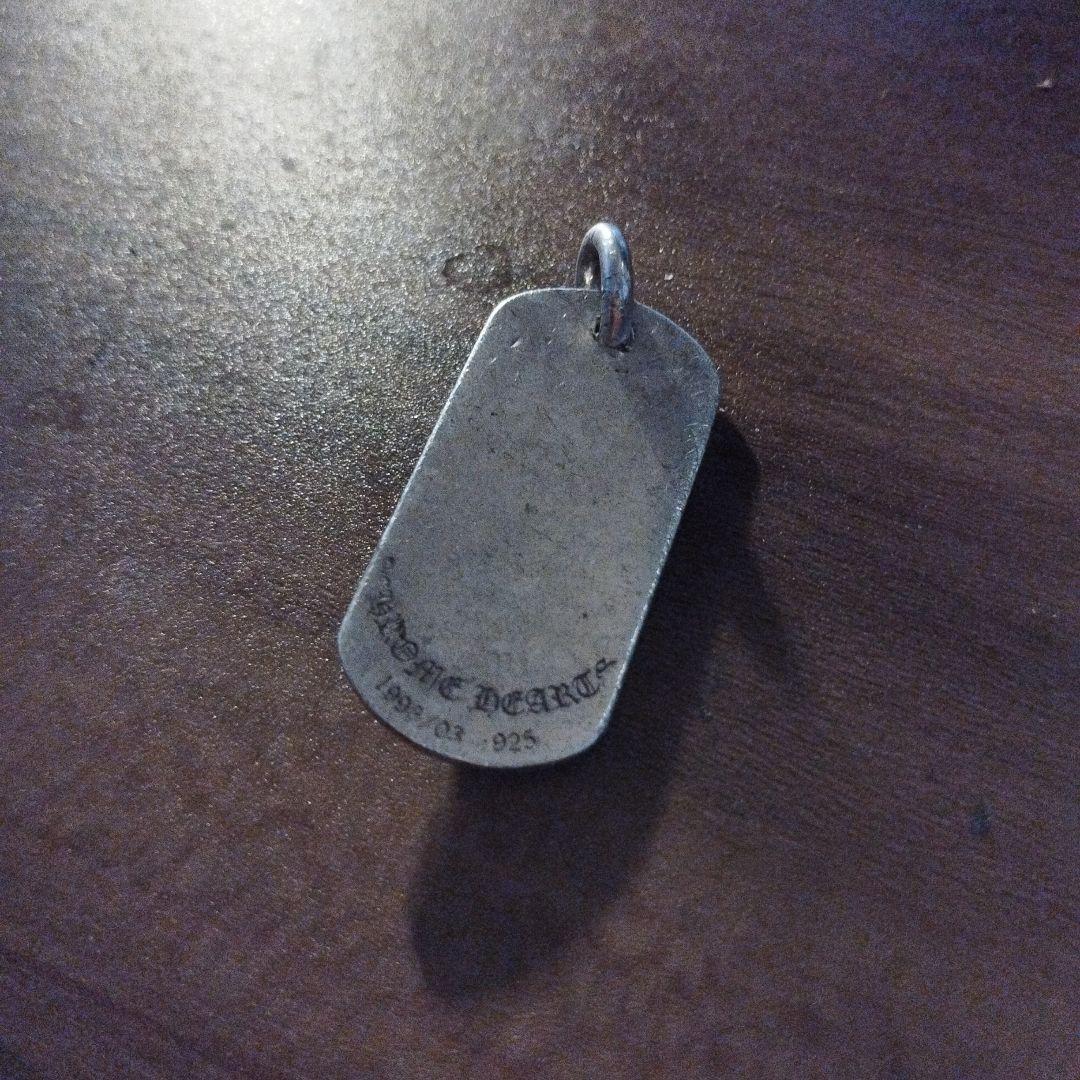 シルバー925製 純銀クロムハーツLA限定ドッグタグ ガボール