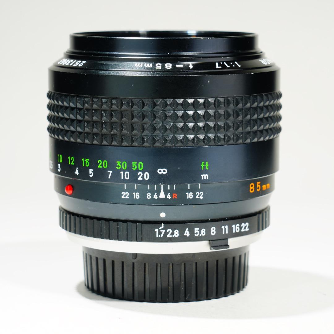【極美品】ミノルタ MC-ROKKOR PF 85mm F1.7 後 663