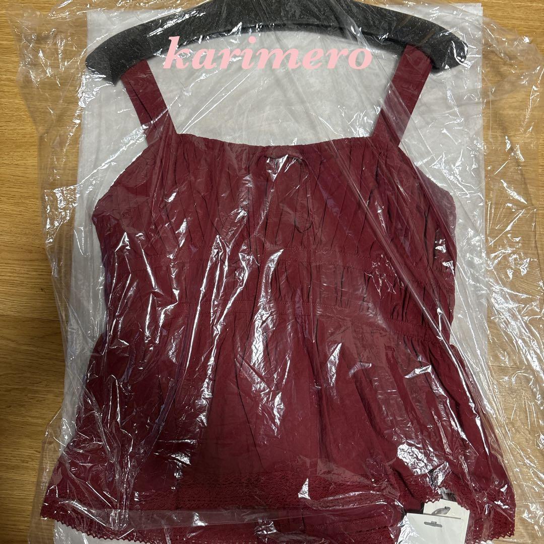 【未開封】新作⭐️ SNIDEL コットンキャミブラウス