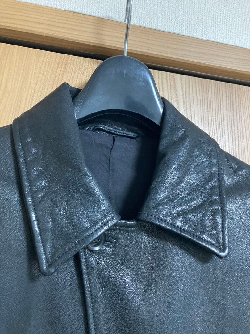 ジャケット・アウター YOKE 24SS Goat Leather Car Coat