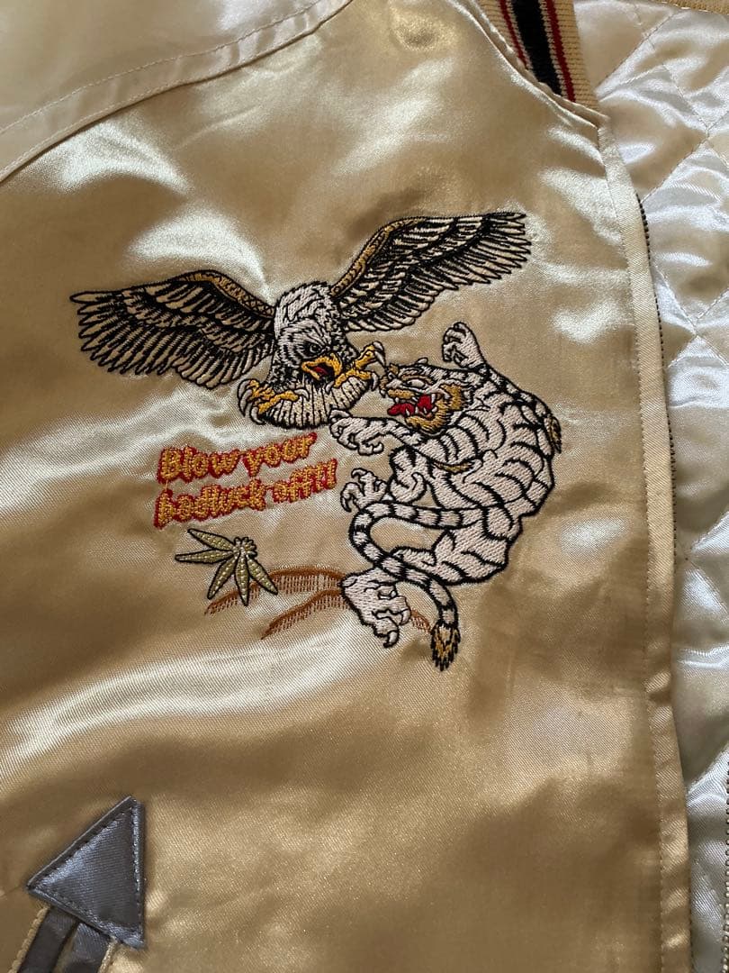 ✨テッドカンパニー スカジャン 刺繍 龍虎 和柄 リバーシブル✨