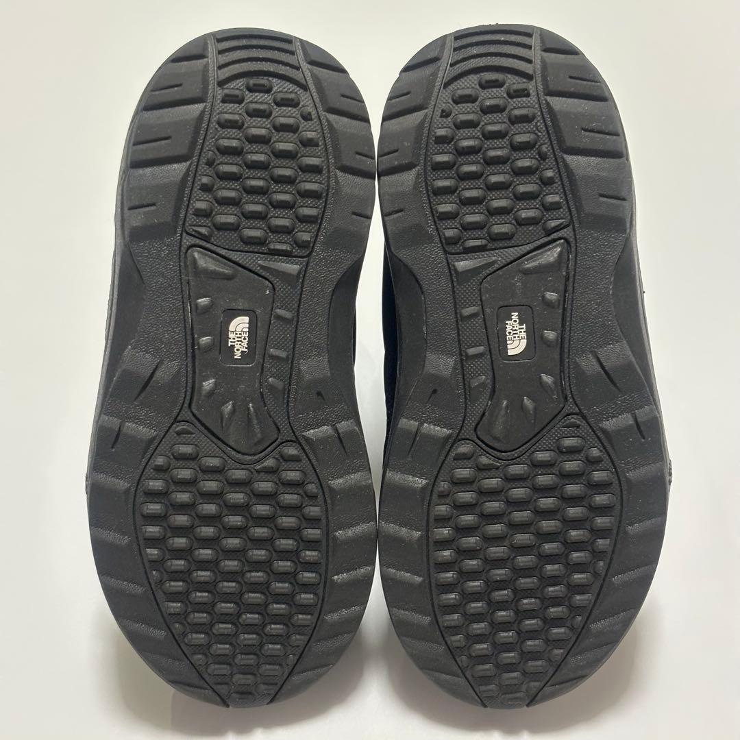 美品　ノースフェイス　キッズ ヌプシ ブーティ ロゴ ショート NFJ52280