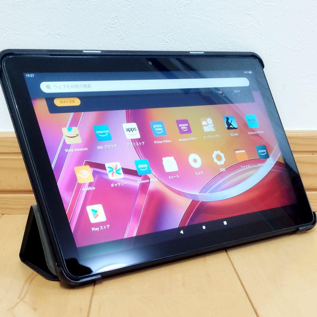 ほぼ未使用 Fire HD 10 ブラック 最新第13世代 32GB カバー付き