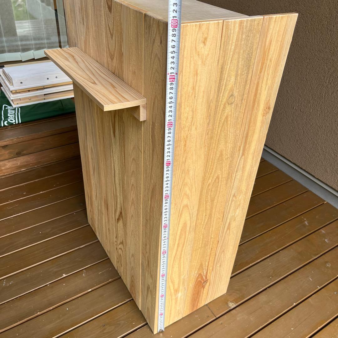 折りたためるレジカウンター　イベント用　無塗装