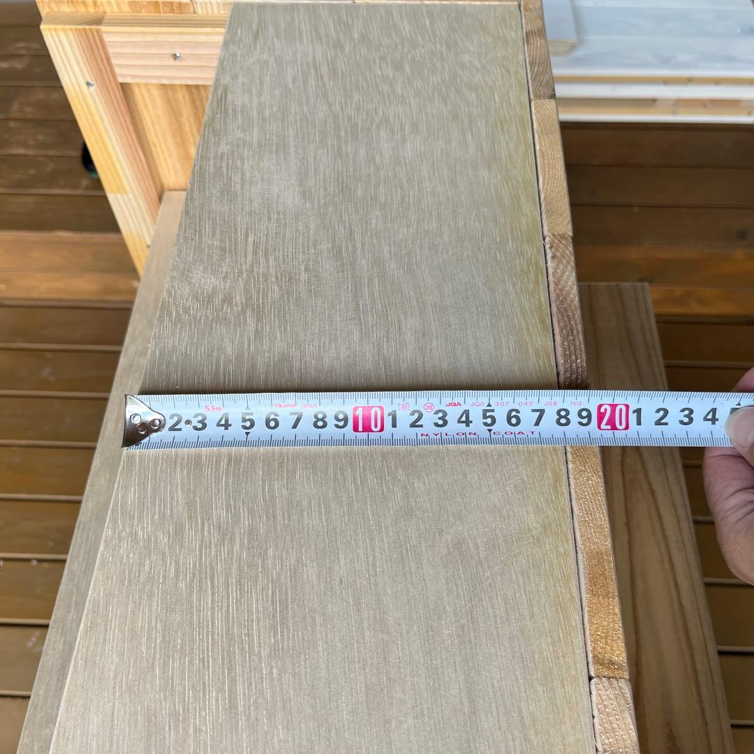 折りたためるレジカウンター　イベント用　無塗装