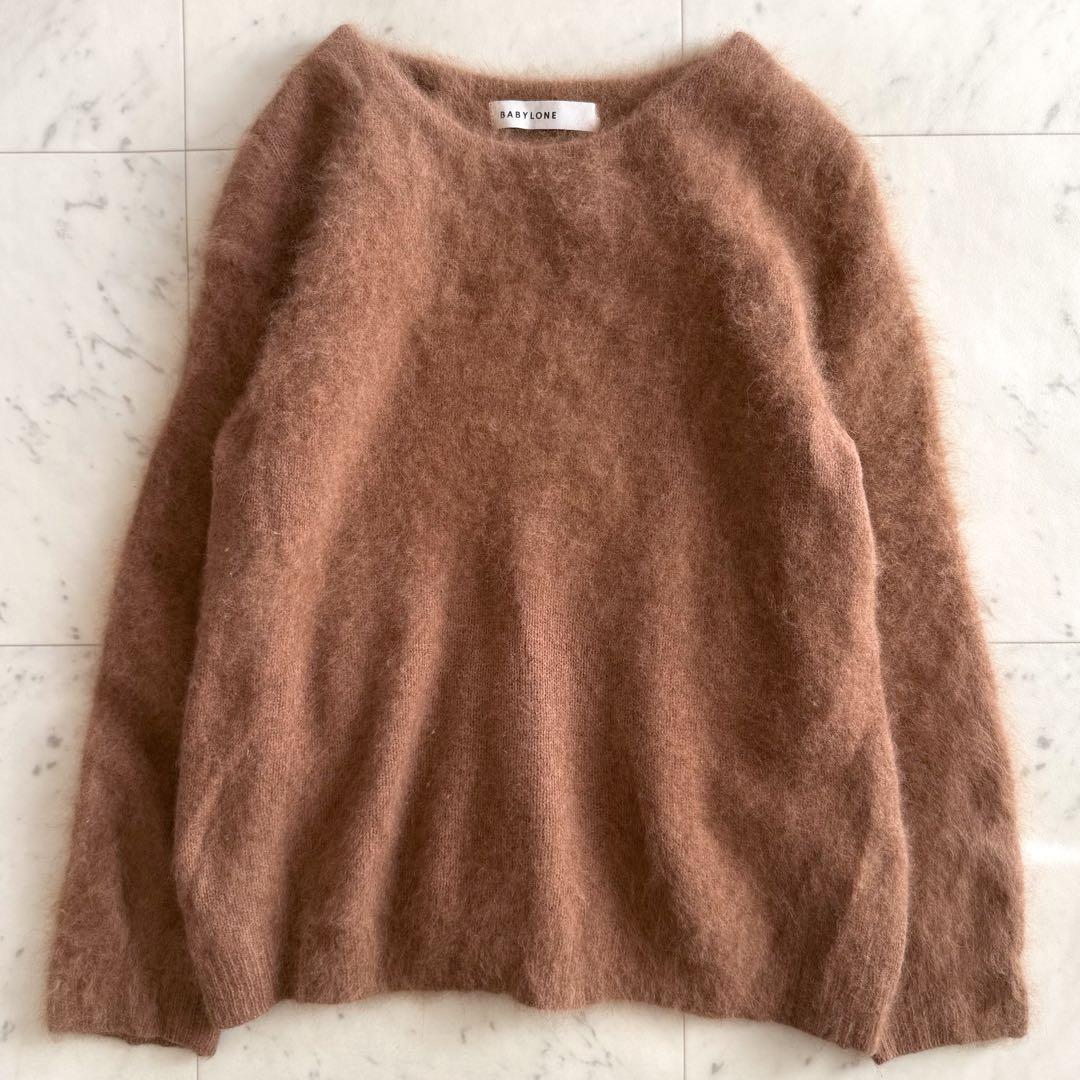 美品 スローブイエナ カシミヤ100% クルーネックニットプルオーバー