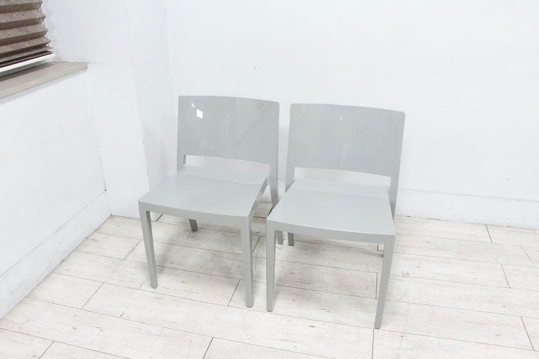 【展示美品】 Kartell カルテル LIZZ MAT スタッキングチェア