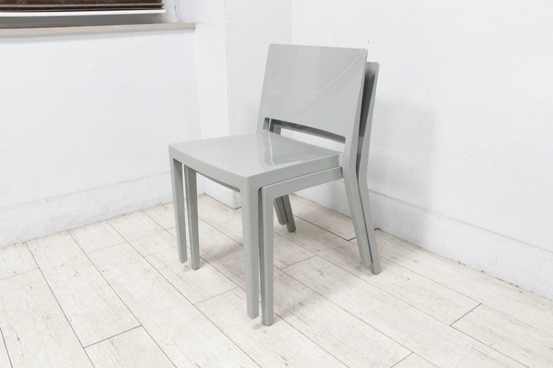 【展示美品】 Kartell カルテル LIZZ MAT スタッキングチェア