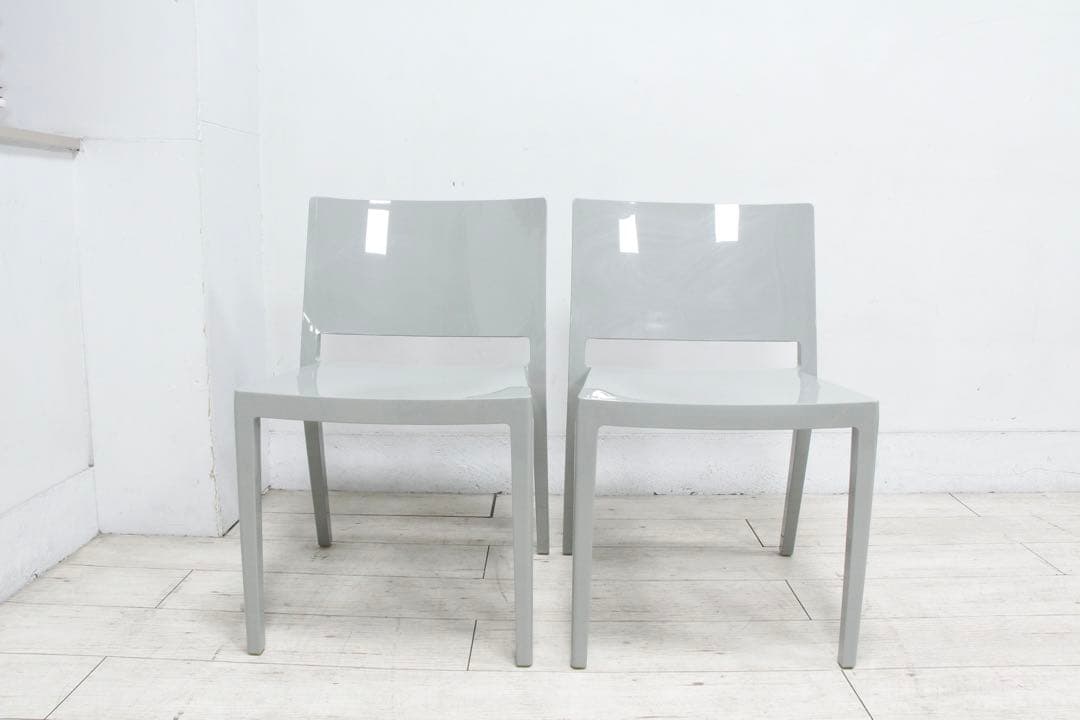 【展示美品】 Kartell カルテル LIZZ MAT スタッキングチェア