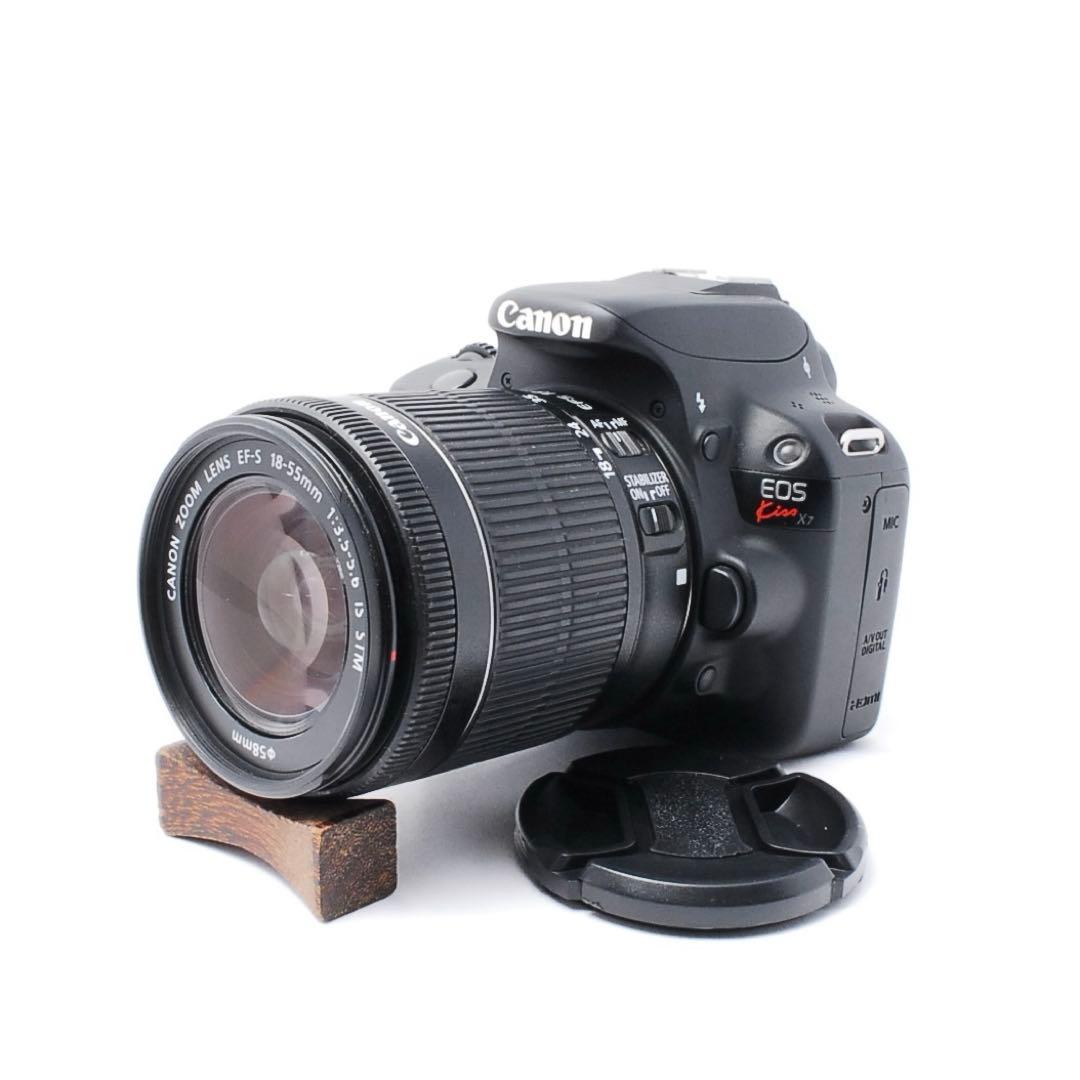 手ぶれ補正レンズ❤️Canon kiss X7❤️スマホ転送OK一眼レフカメラ