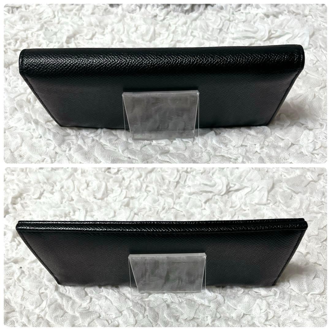 極美品✨BVLGARI ブルガリ ブルガリマン 二つ折り　財布 黒　サークルロゴ