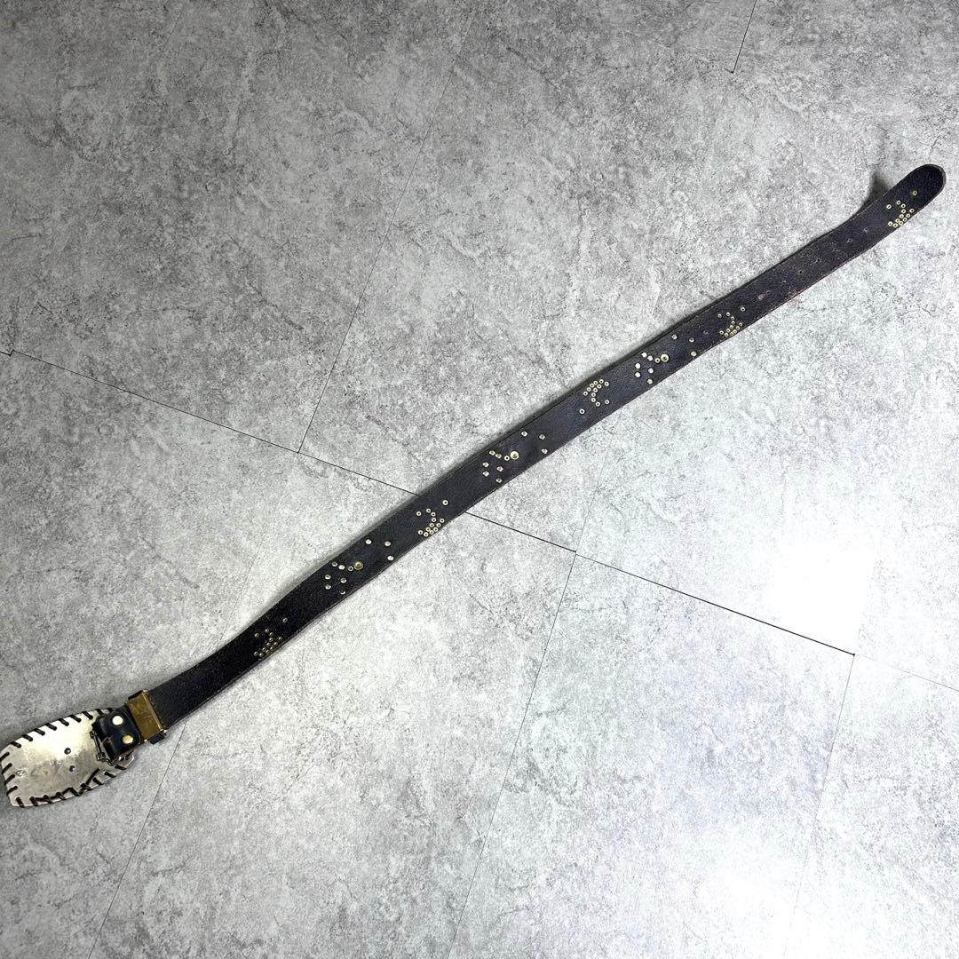 【archive】skull studs belt/Y2K/spider/十字架