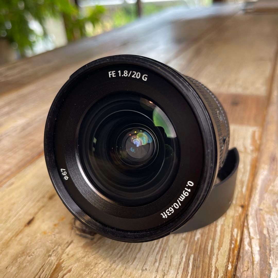 SONY FE 20mm F1.8 G 美品 α7III対応 広角レンズ