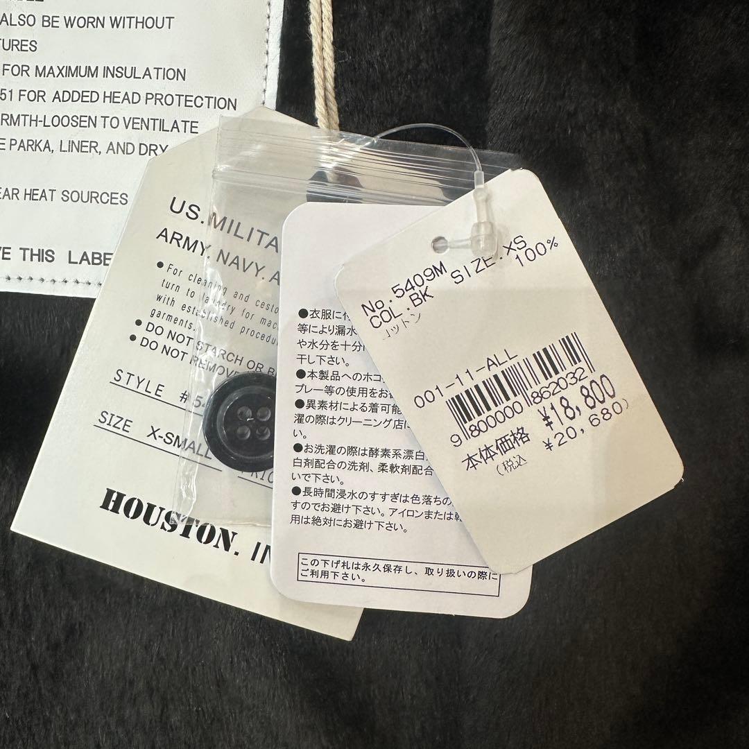 ヒューストン　モッズコート　5409M サイズXS 新品