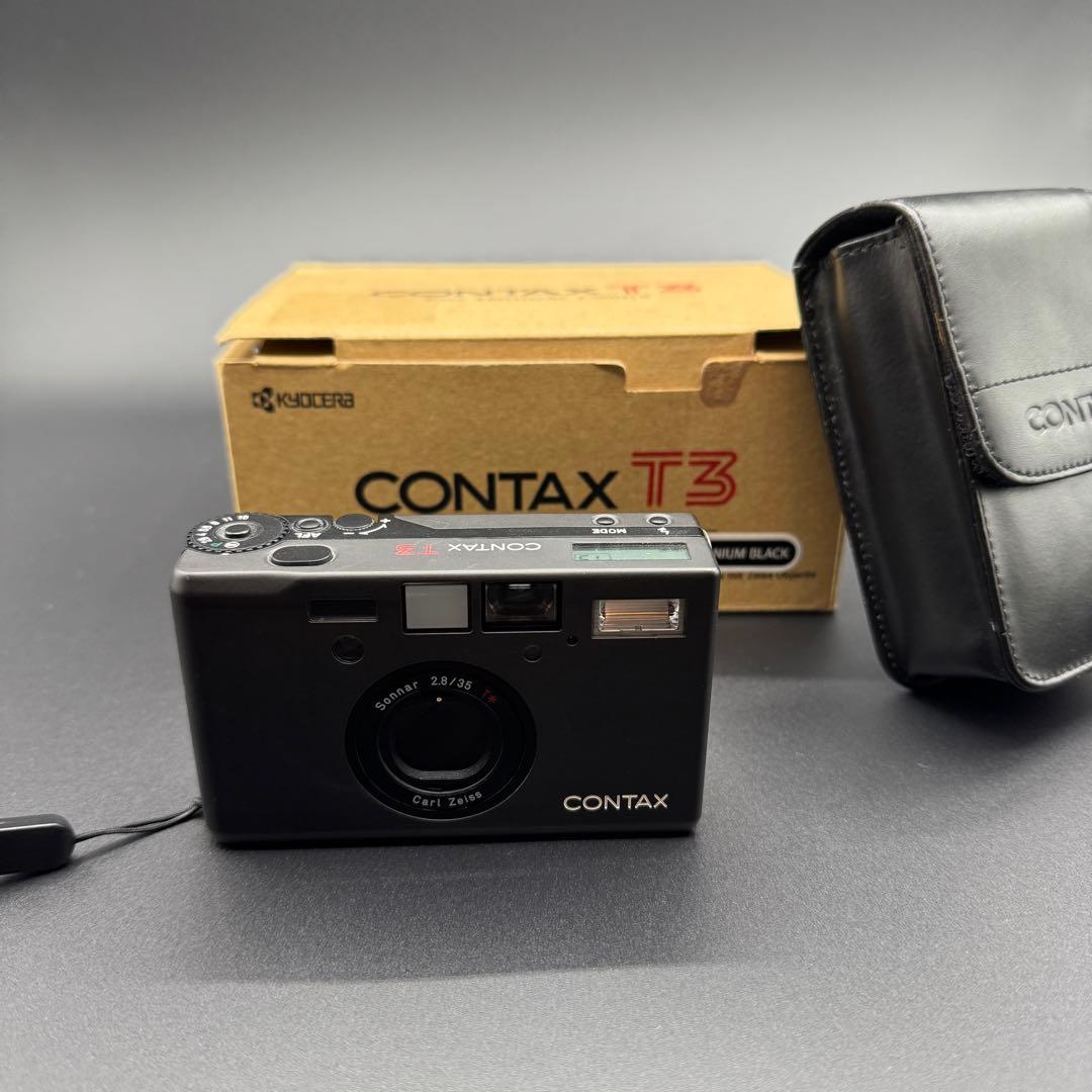 CONTAX T3 チタンブラック 箱・ケース付き