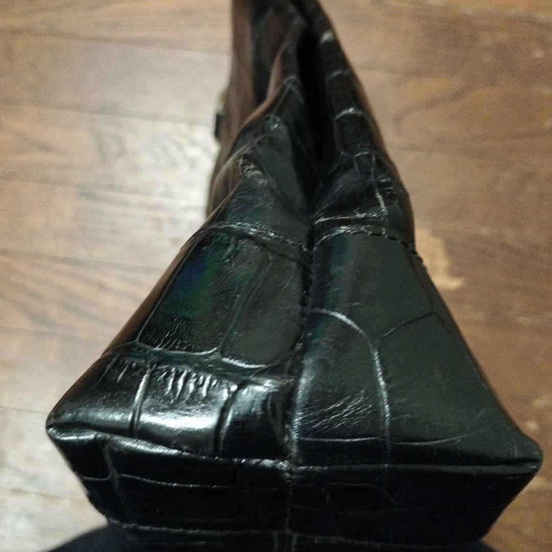 クロコダイルBALLY バリー トートバッグ レザー 本革ビジネス A4収納 黒