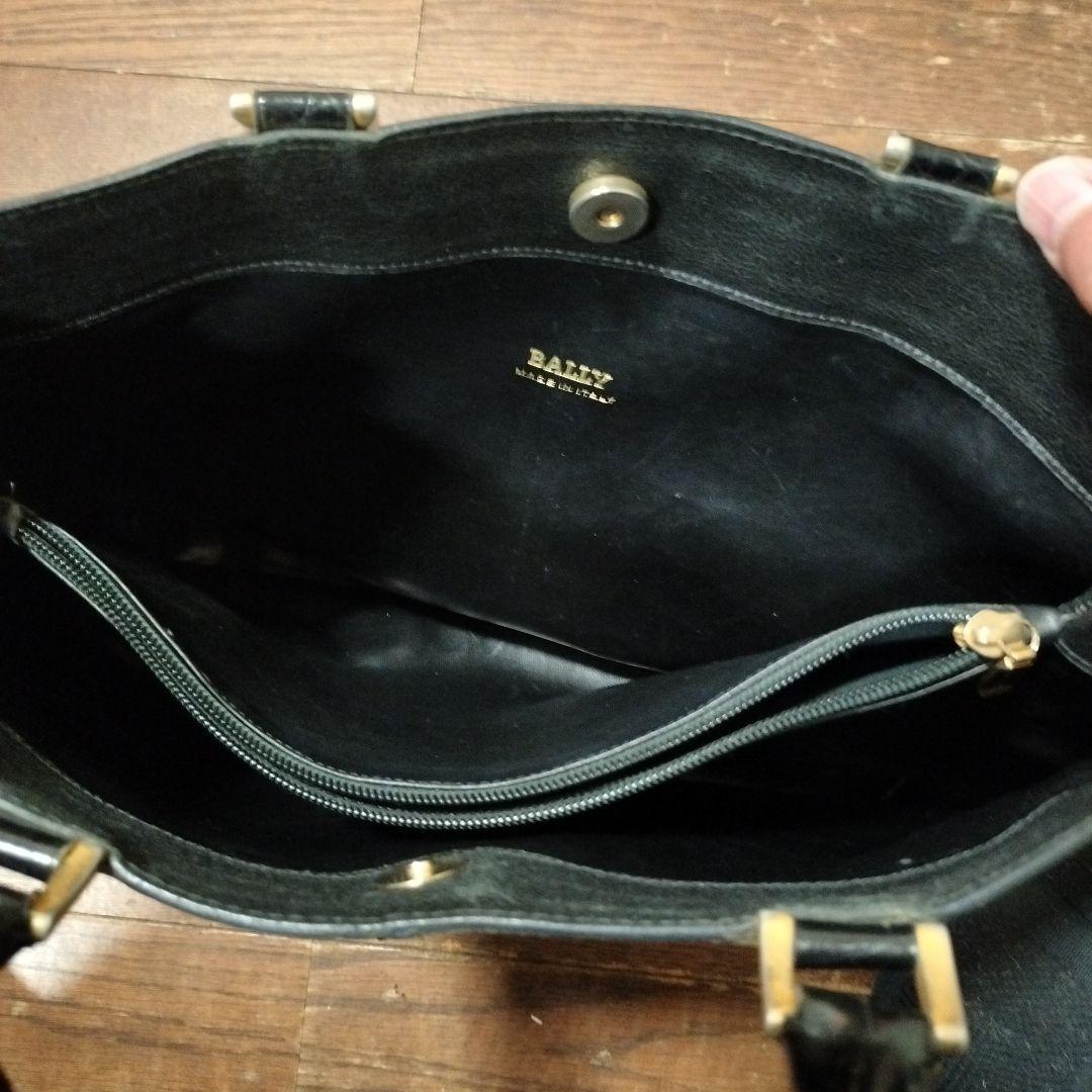 クロコダイルBALLY バリー トートバッグ レザー 本革ビジネス A4収納 黒