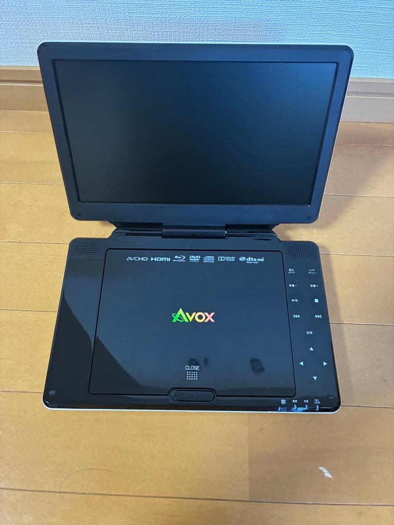 AVOX ポータブルBD/DVDプレイヤー　APBD-1030HW