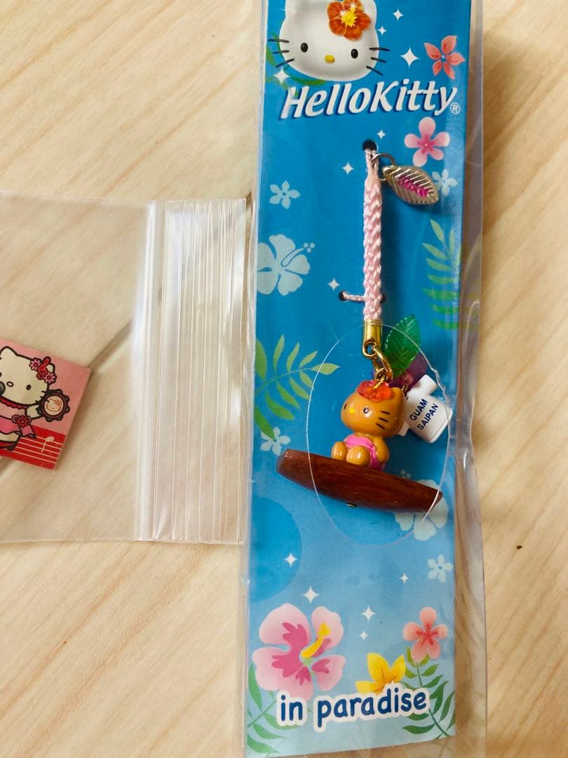 キティ　グアム　限定　ビッグエコー　根付け　ご当地　BIC ECHO キーホルダ