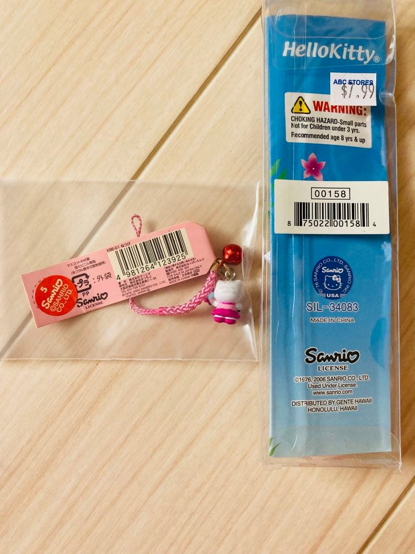 キティ　グアム　限定　ビッグエコー　根付け　ご当地　BIC ECHO キーホルダ