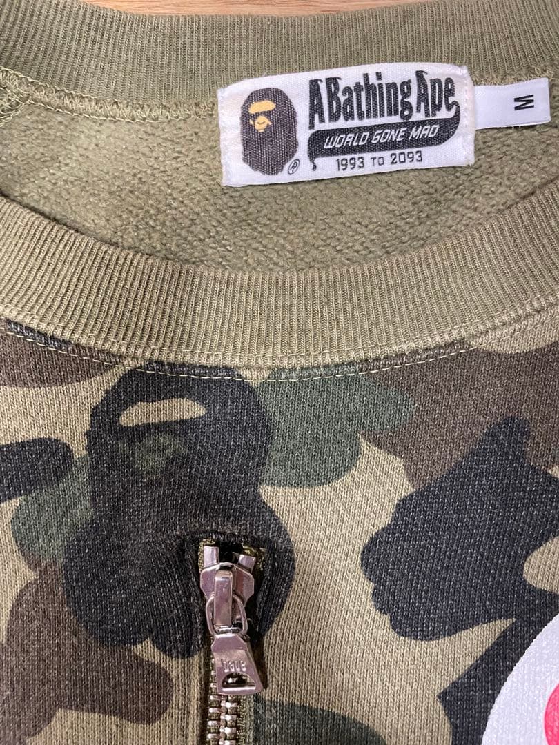 A Bathing Ape カモフラージュ シャーク　スウェット M 裏起毛