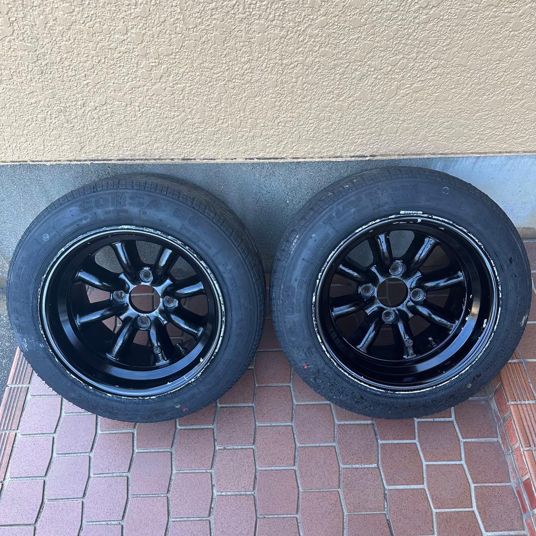 ①【当時物】RSワタナベ 14インチ 8.5J Rタイプ2本セット