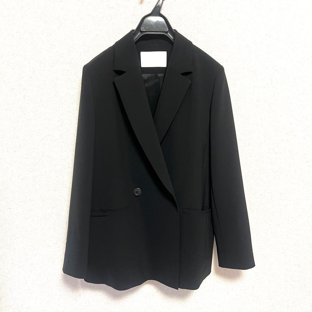 TOMORROLAND Ballseyトゥモローランドパンツスーツダブルブラック