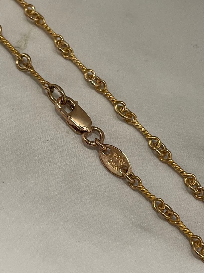 22k ツイストチェーン 20インチ ノーブランド