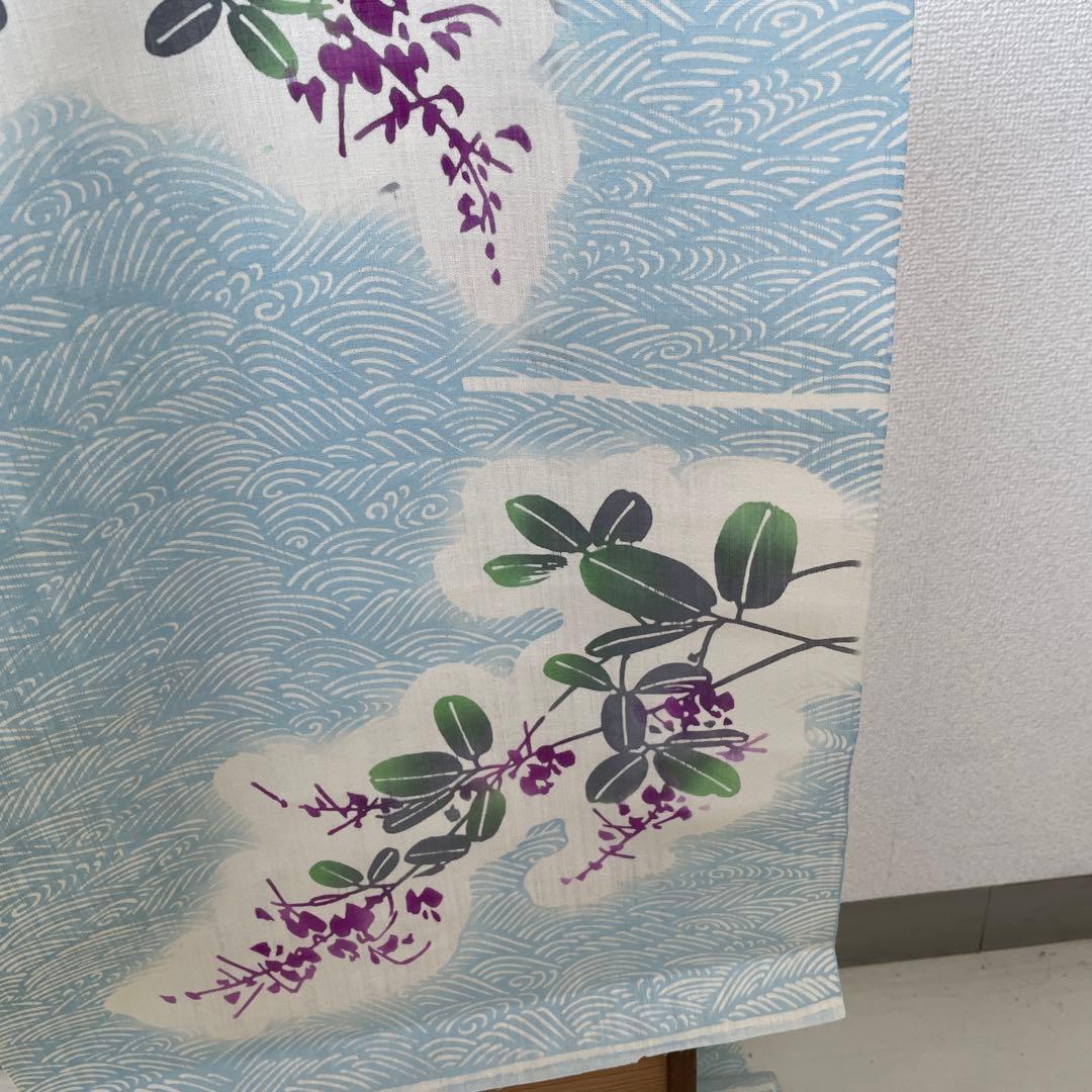 ゆかた　新品未使用　浴衣反物　本染め綿紬ゆかた　注染染め