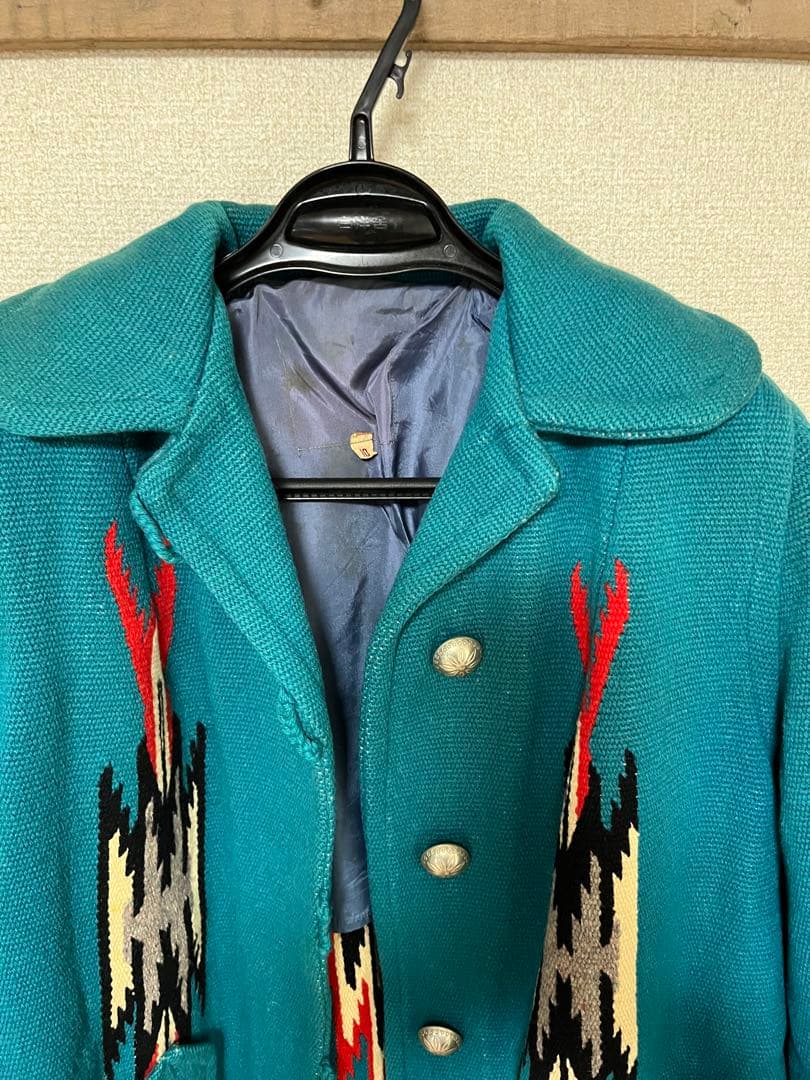 ネイティブ・アメリカンブランケットジャケット(オルテガ？)