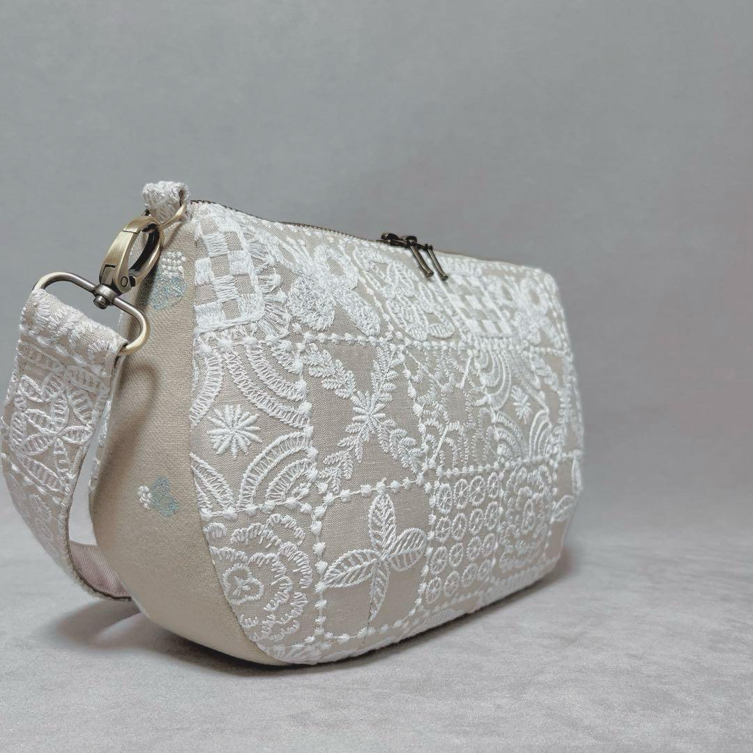 ハンドメイド　ミナペルホネン　ぷっくりショルダー⑅︎◡̈︎* まちありtype