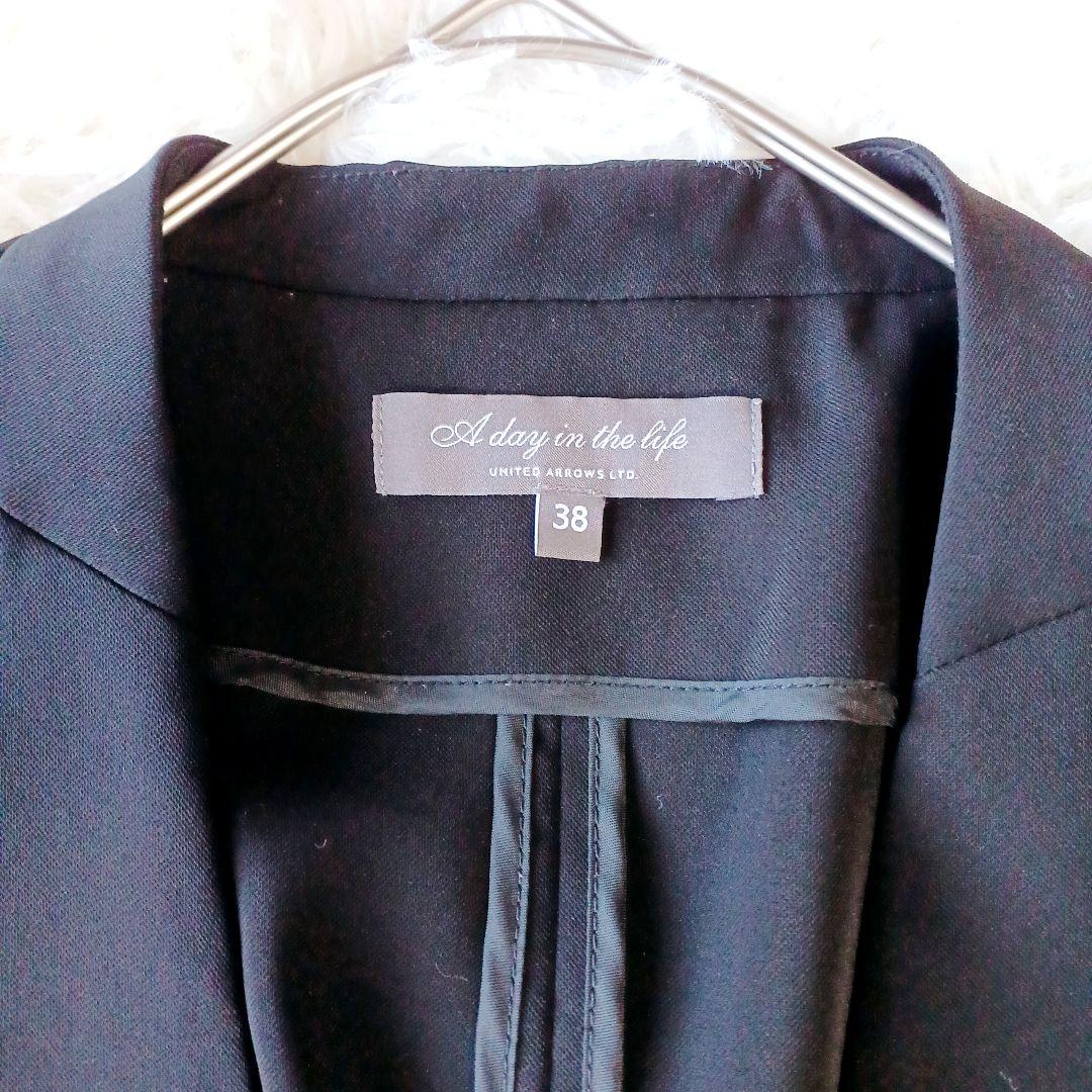 UNITED ARROWS パンツセットアップノーカラー ウォッシャブル 38