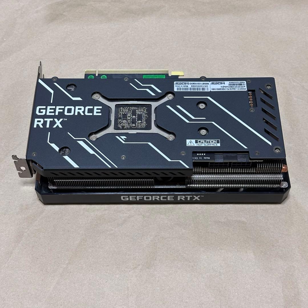 玄人志向　GG-RTX3070Ti-E8GB/DF 保証修理交換品　交換後未使用