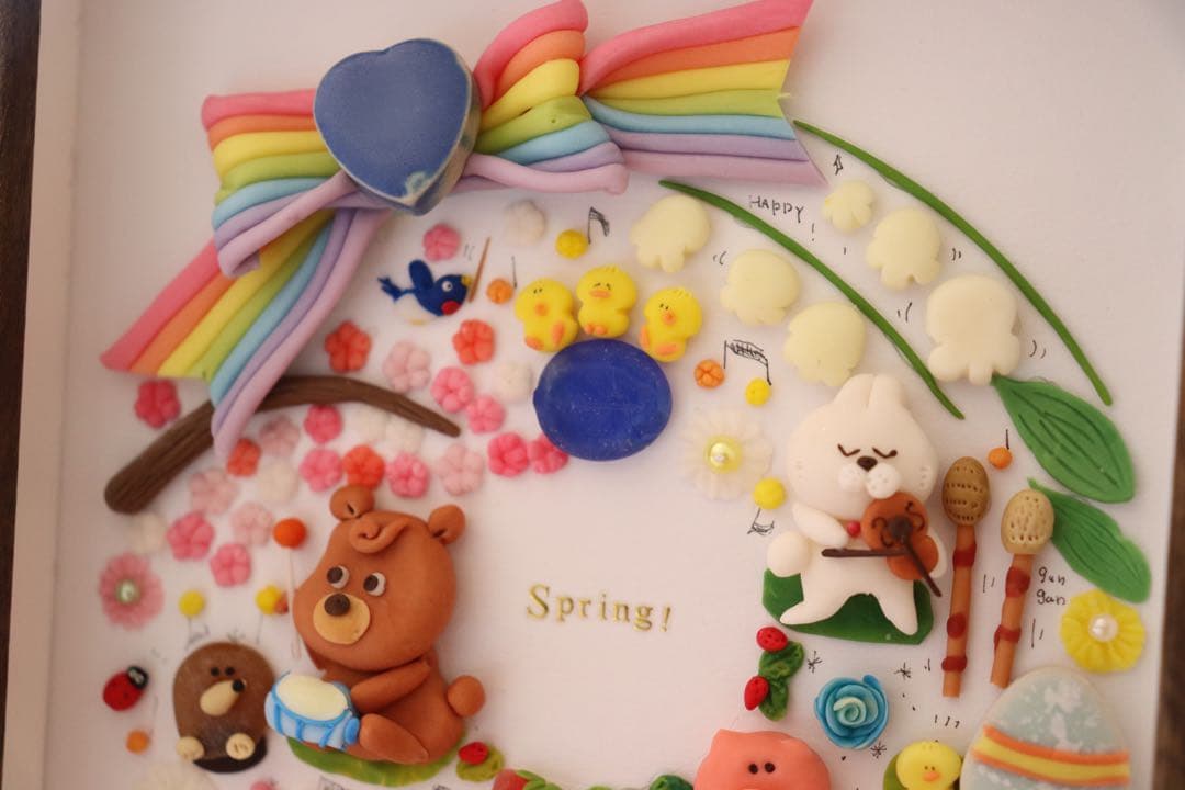 【お花の中で演奏会】シーグラスアート　オーク