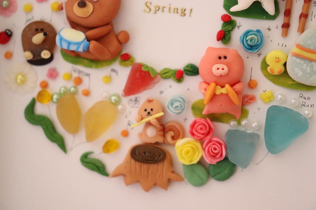 【お花の中で演奏会】シーグラスアート　オーク