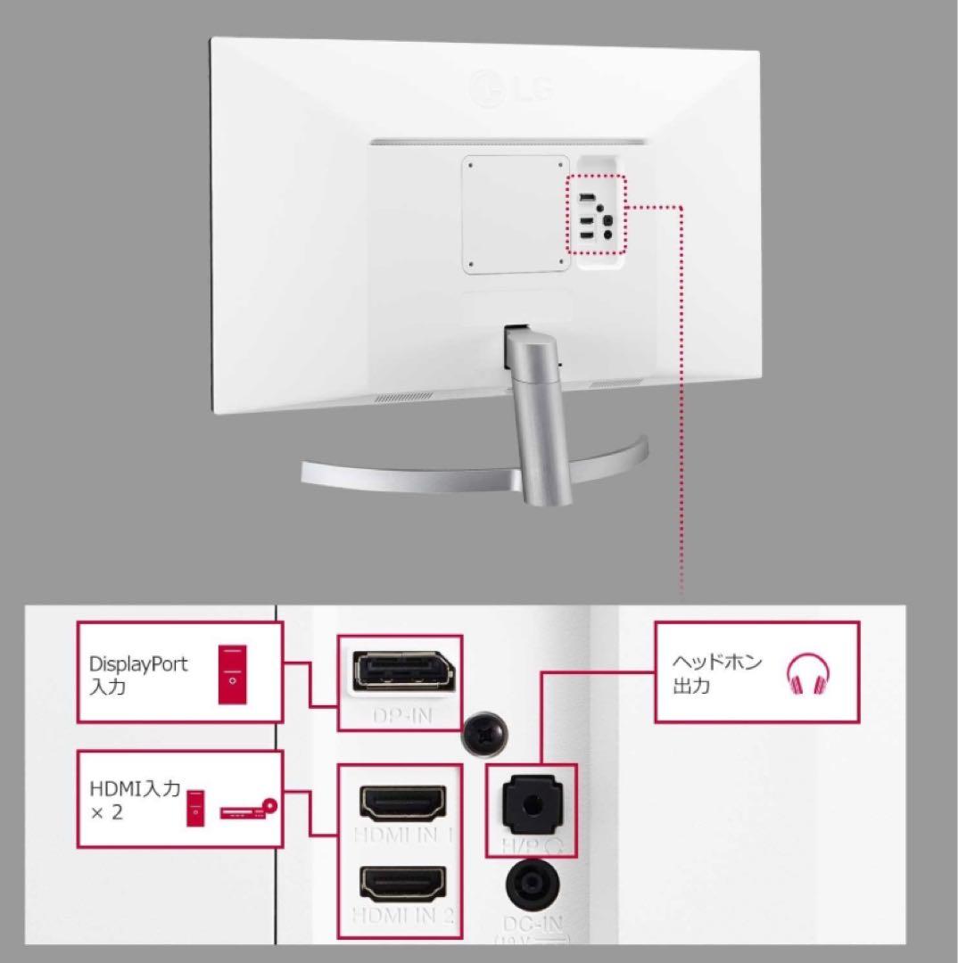 LG 27インチ IPS 4K モニター 27UL600w