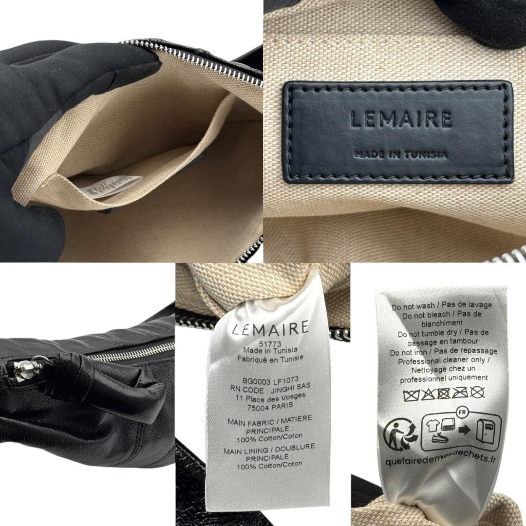 【未使用に近い】ルメール クロワッサン スモール ショルダーバッグ 黒