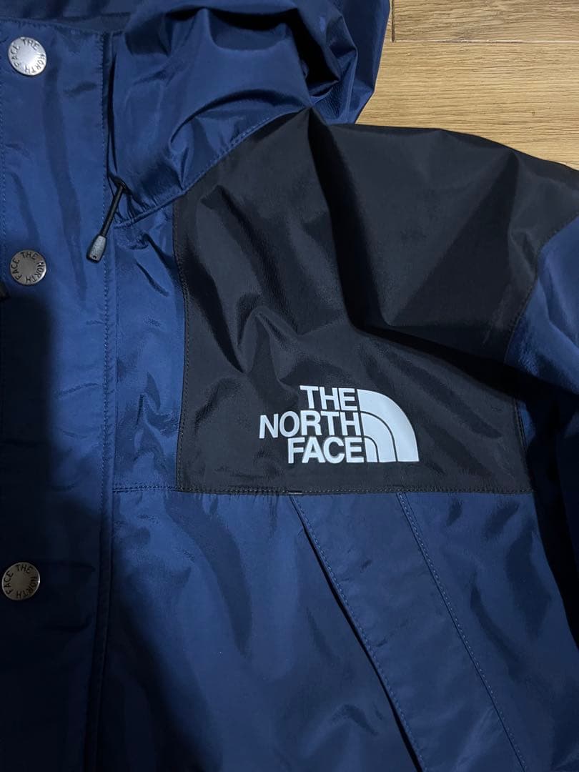 ノースフェイス　レインテックス　ネイビー色　NP11501　XLサイズ