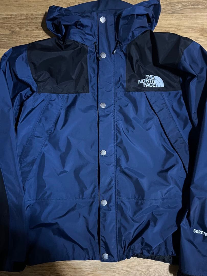 ノースフェイス　レインテックス　ネイビー色　NP11501　XLサイズ