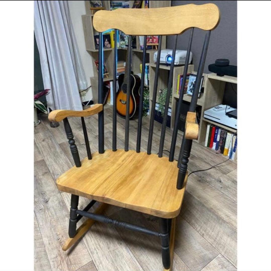 ロッキングチェア　飛騨産業　特注　キツツキ　ヒダ　ダイネット