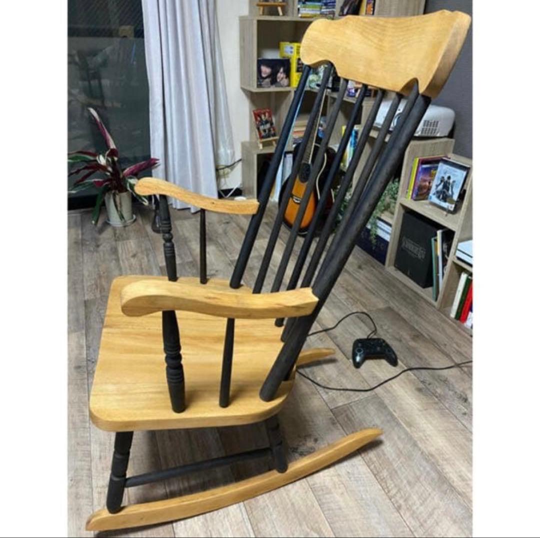 ロッキングチェア　飛騨産業　特注　キツツキ　ヒダ　ダイネット