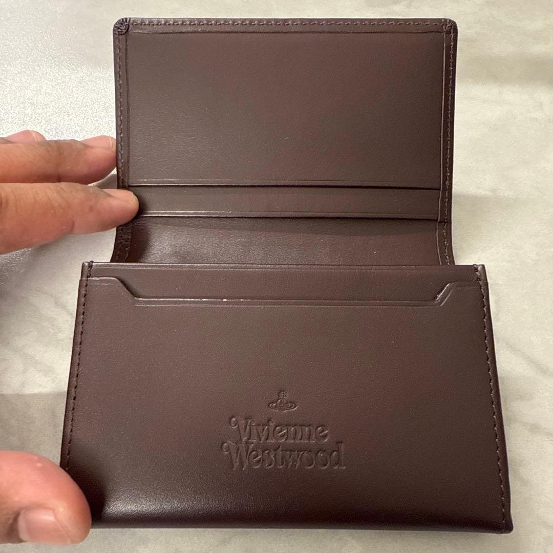 Vivienne Westwood 名刺入れ ブラウンレザー