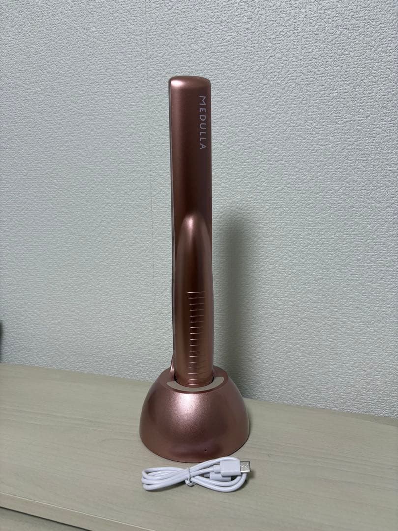 【送料無料】MEDULLAソニックシャインプロ超音波アイロン　ピンクゴールド