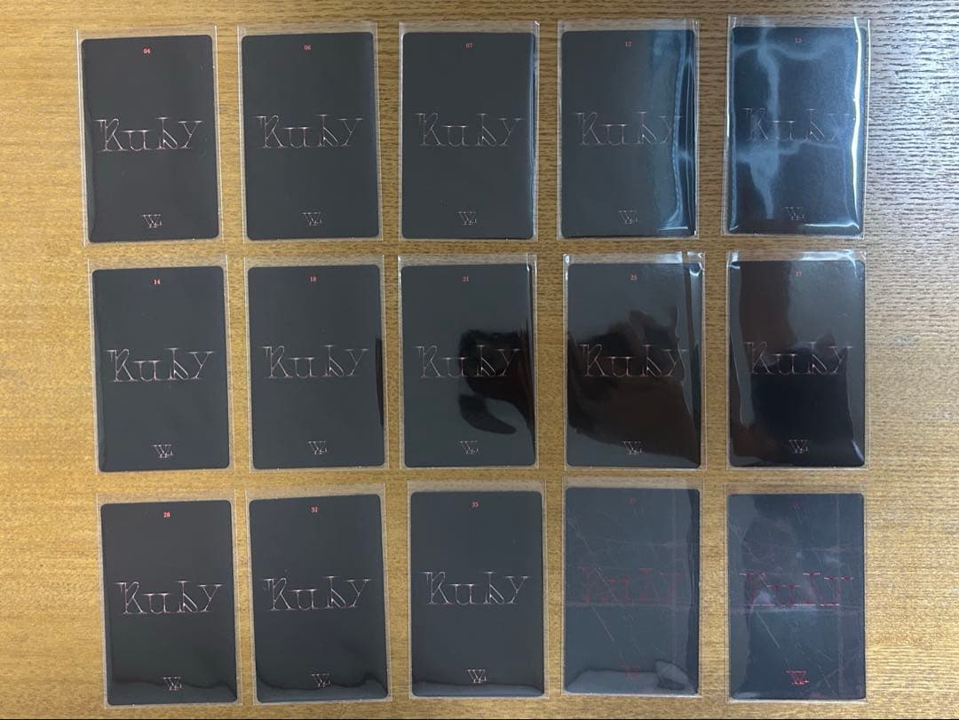 SEVENTEEN WOOZI ウジ Ruby トレカ