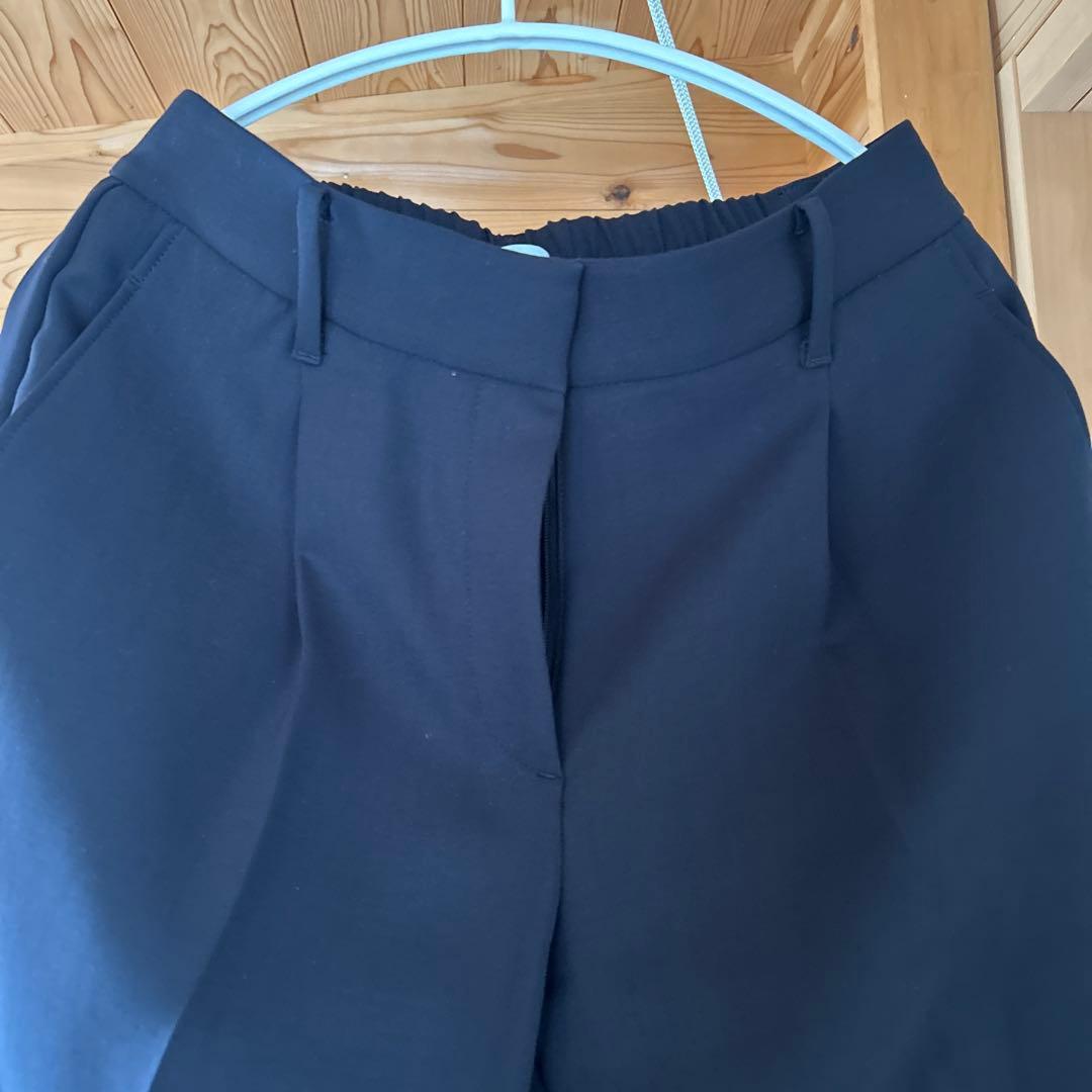 プラステ　2WAYストレッチカラーレスジャケット・テーパードパンツ