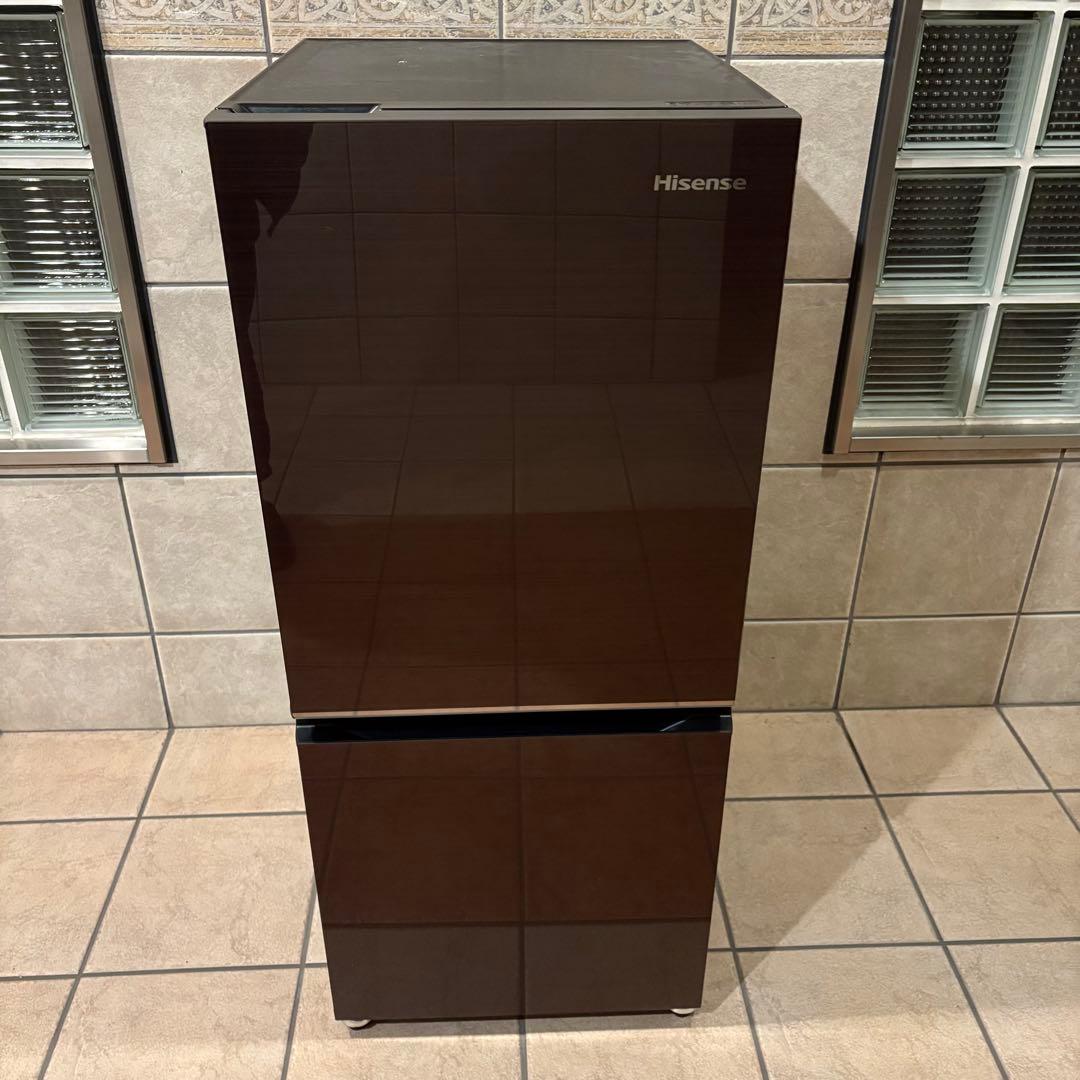 【東京23区設置無料‼️】Hisense 冷蔵庫135L✨2023年製✨ブラウン
