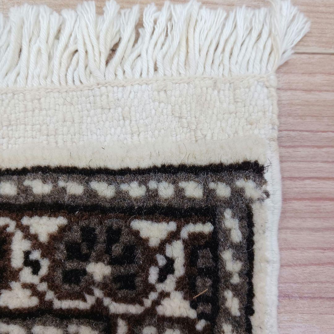 Y3881-1 トルコ カイセリ絨毯 ウール×コットン 手織り 大判