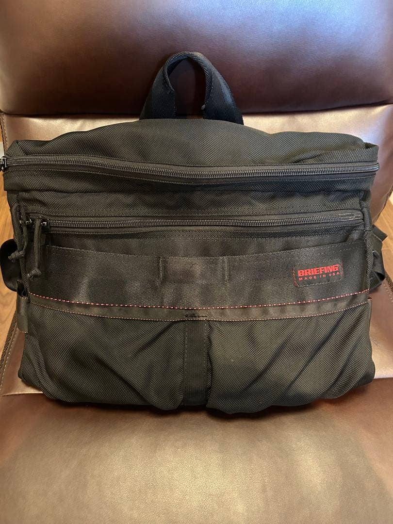 稀少！BRIEFING made in USA ブラック ビジネスバッグ