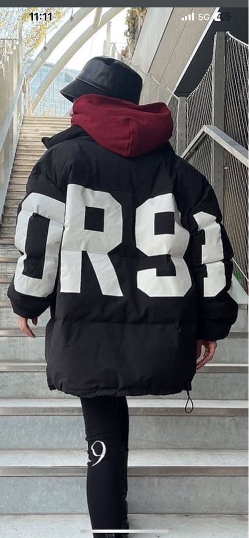 mirror9 アイコンダウン　ブラックM新品　icon