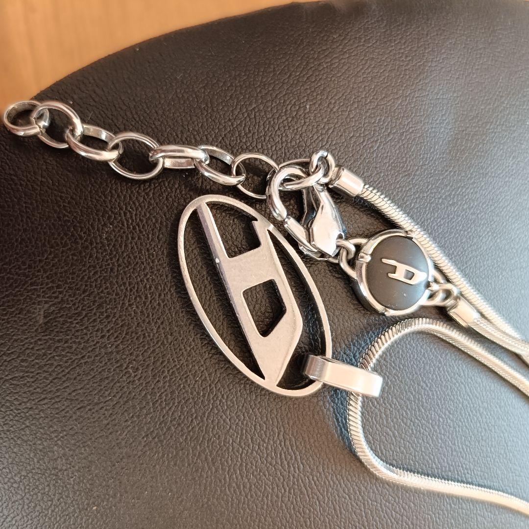 DIESEL チェーン ネックレス シルバー　60cm　値引き不可